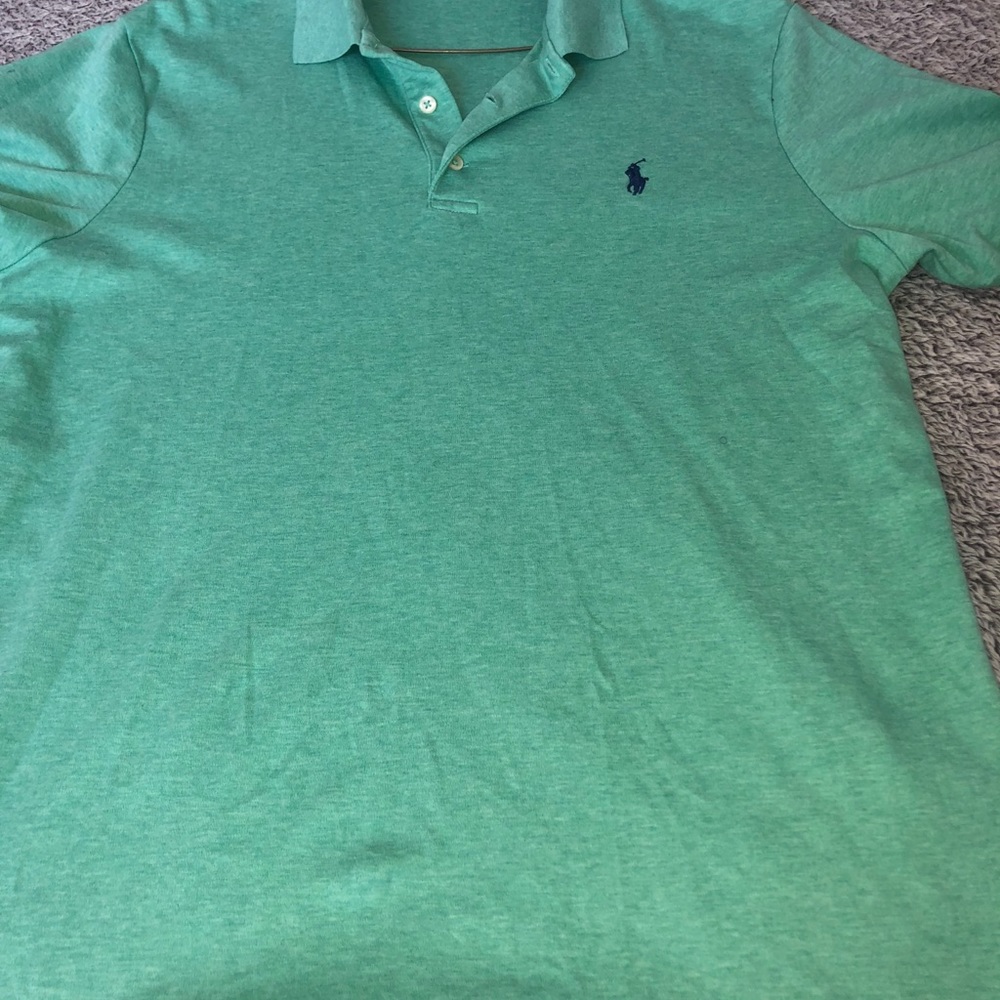 Olive green Ralph Lauren polo shirt